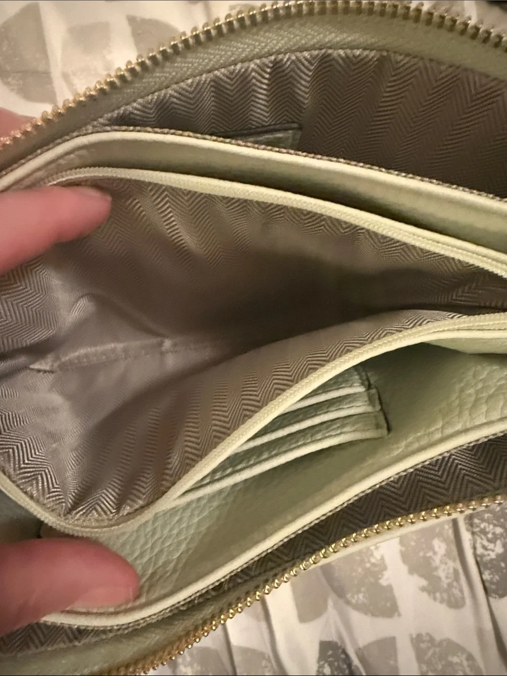 Jen & Co Mint Green Women's Crossbody Wristlet with Detachable Strap